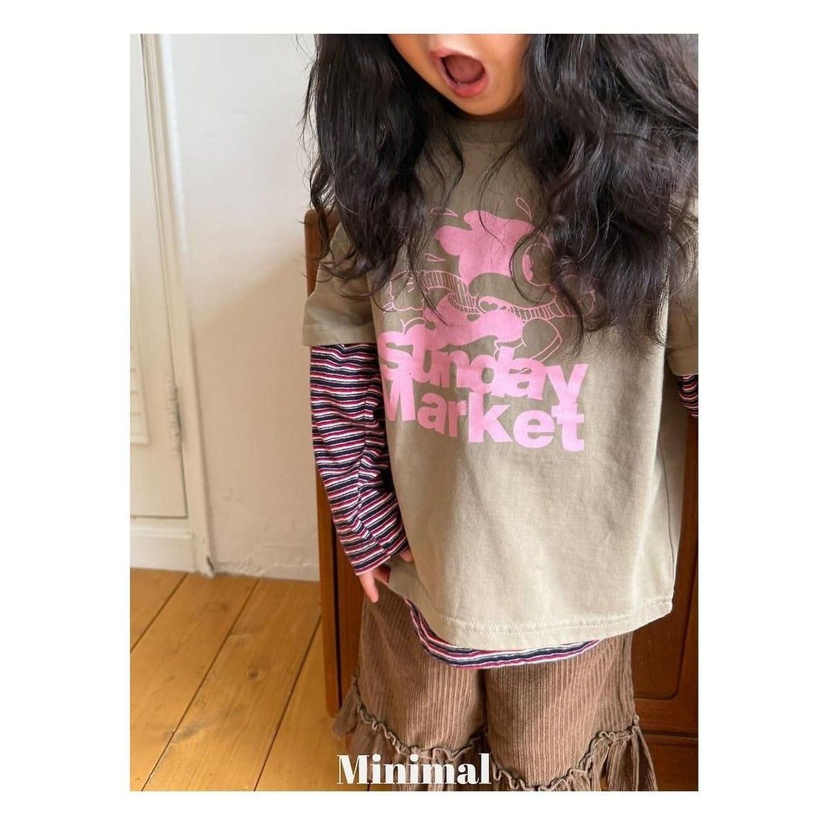 minimal サンデー半袖Tシャツ