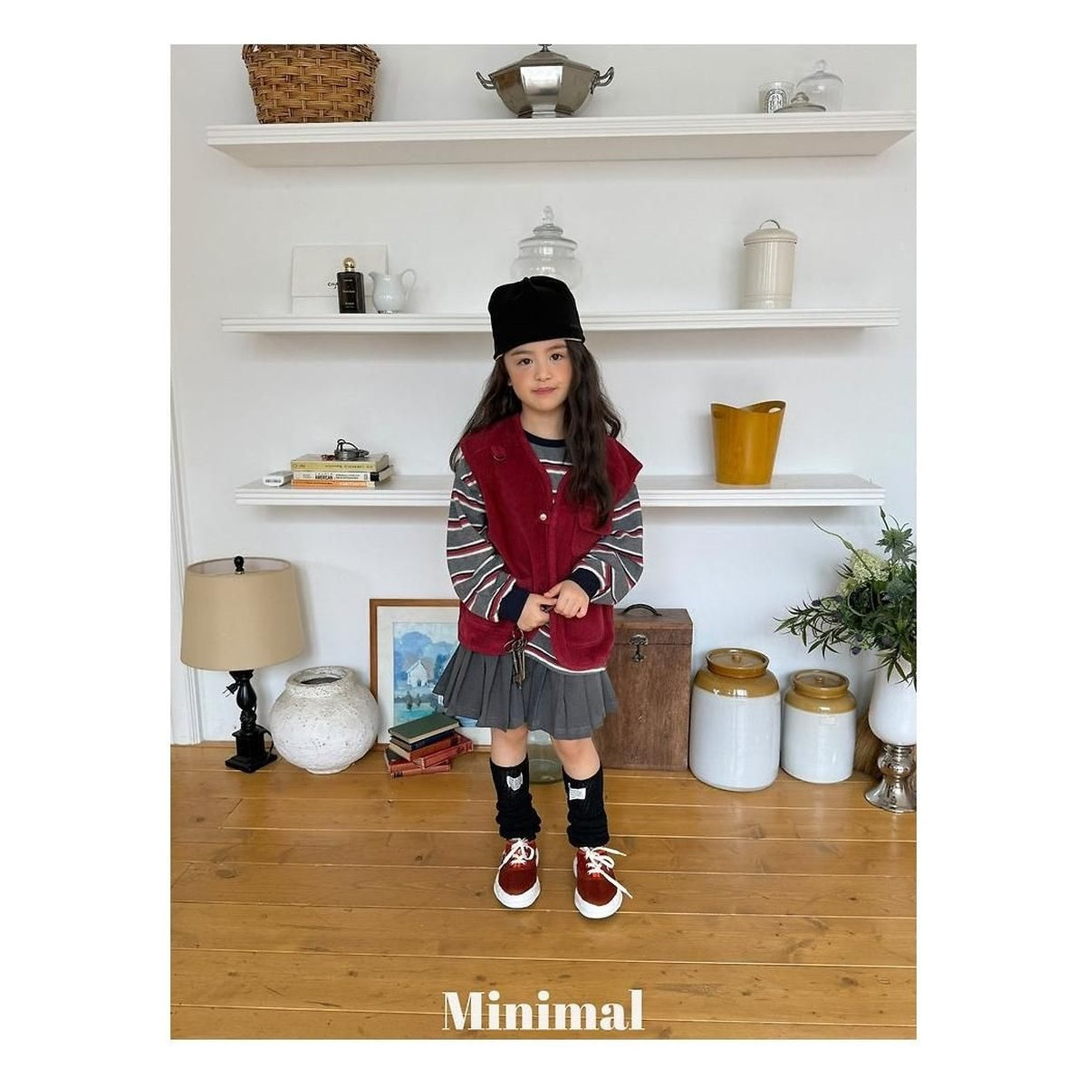 minimal プリーツスカート