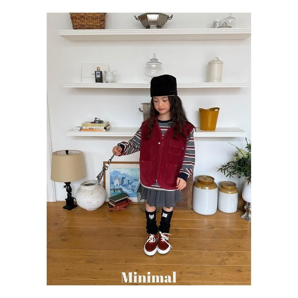 minimal プリーツスカート