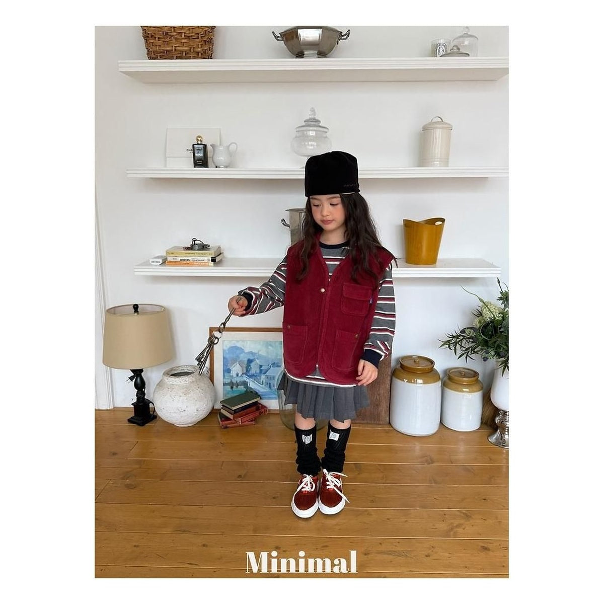 minimal プリーツスカート
