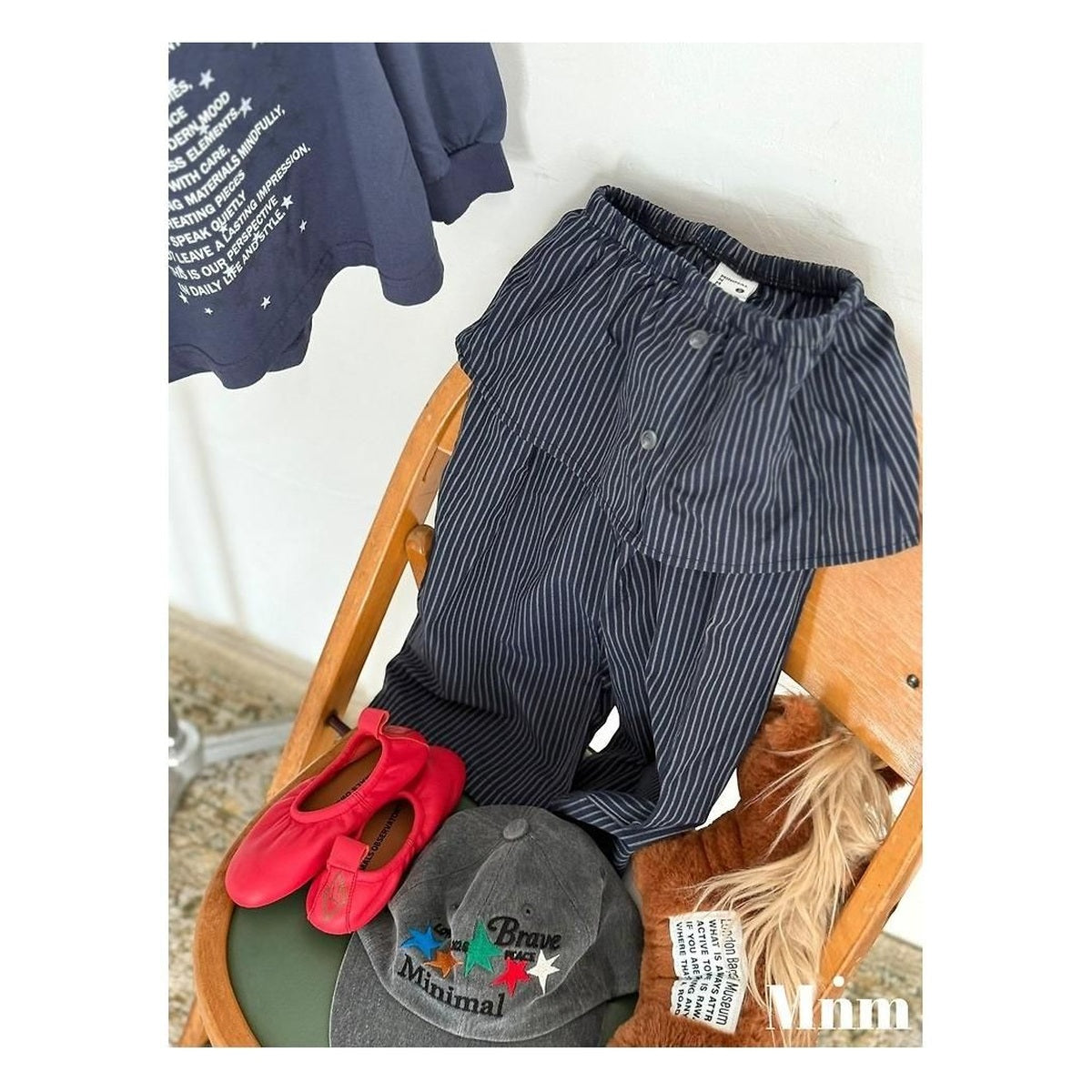 minimal レイスカートパンツ