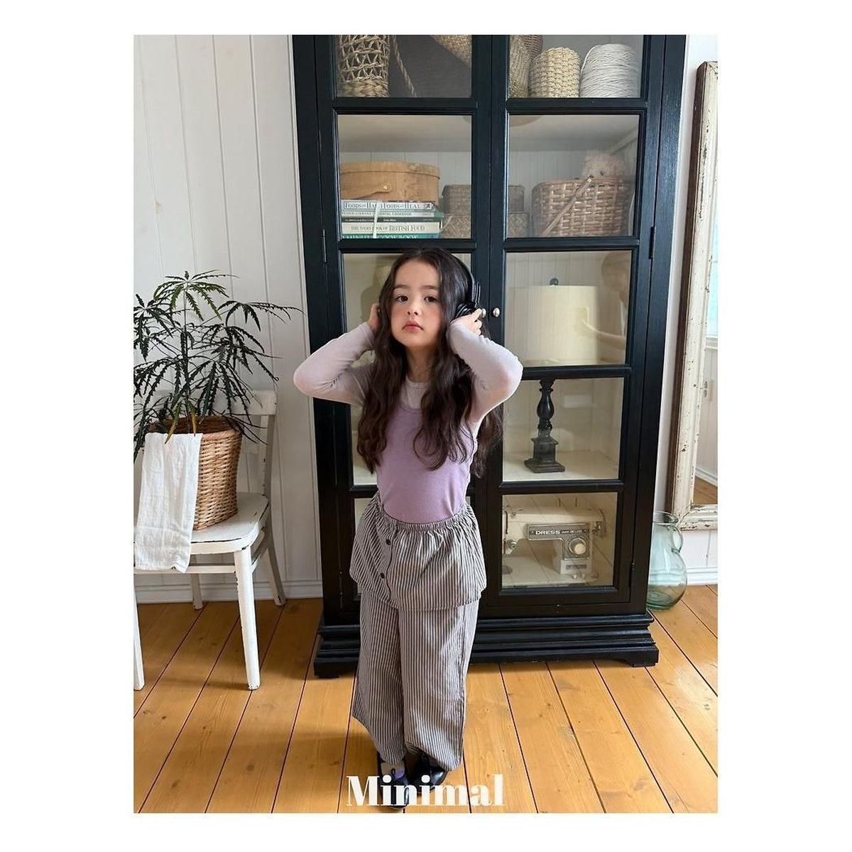 minimal レイスカートパンツ