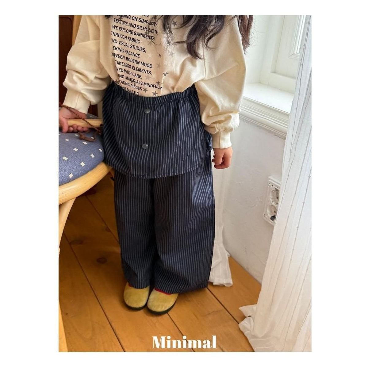 minimal レイスカートパンツ