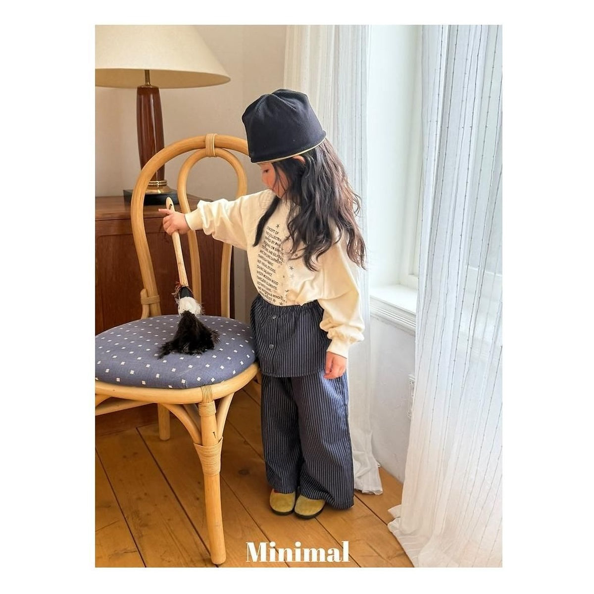 minimal レイスカートパンツ