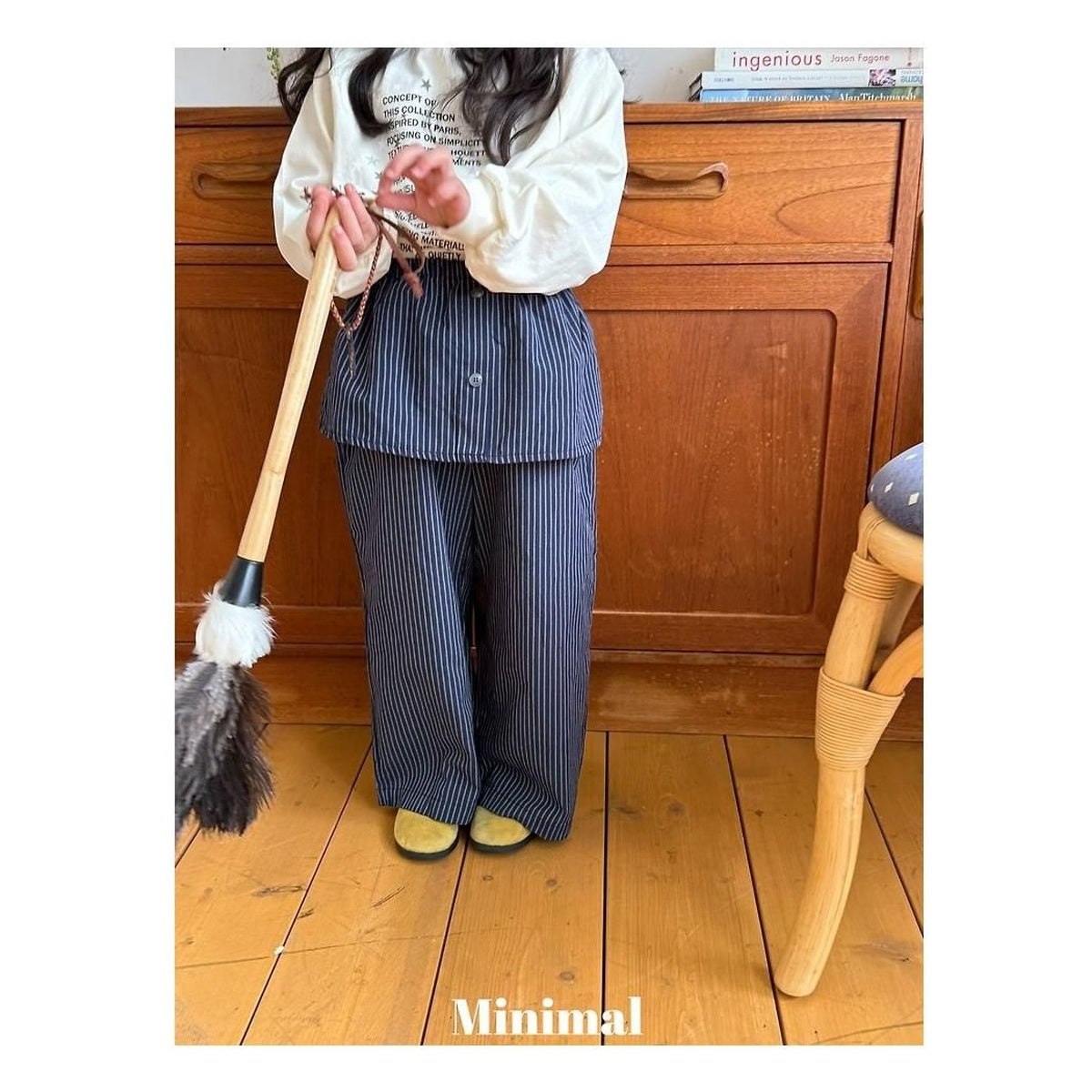 minimal レイスカートパンツ