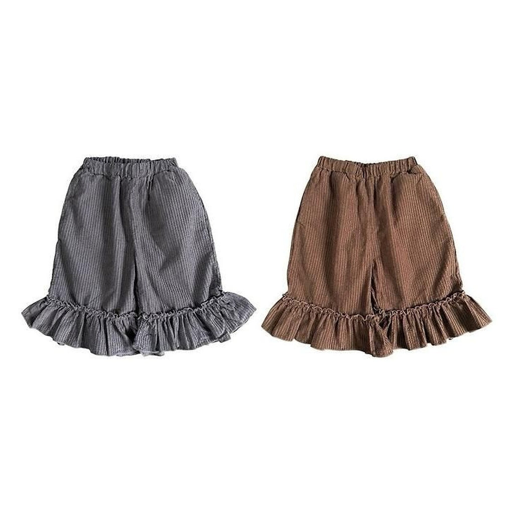 minimal モダールフリルパンツ