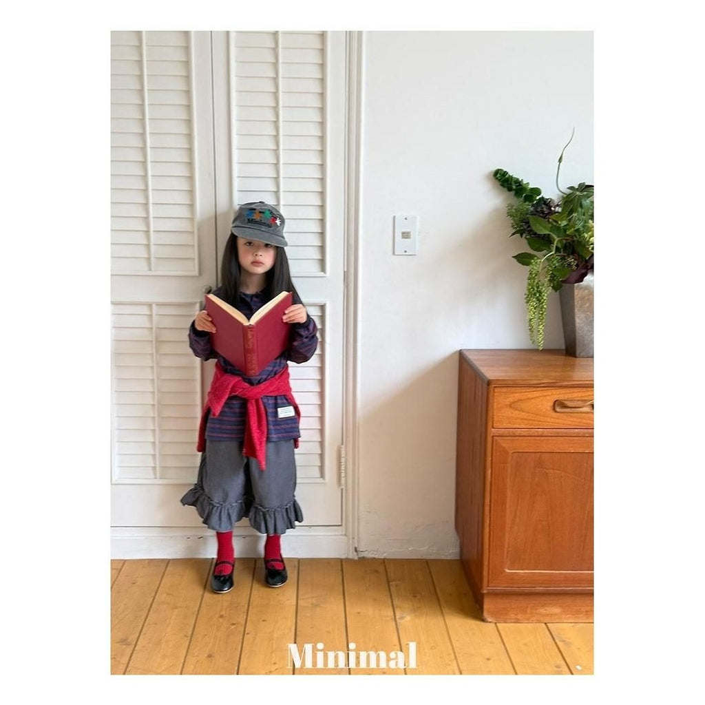 minimal モダールフリルパンツ