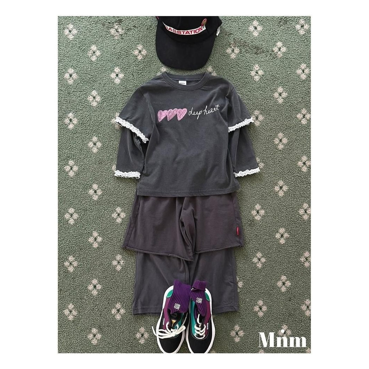 minimal ローリングレイヤードパンツ