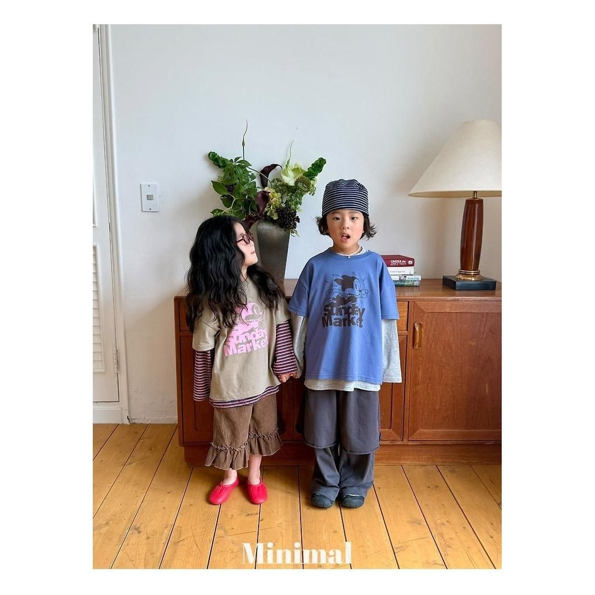 minimal ローリングレイヤードパンツ