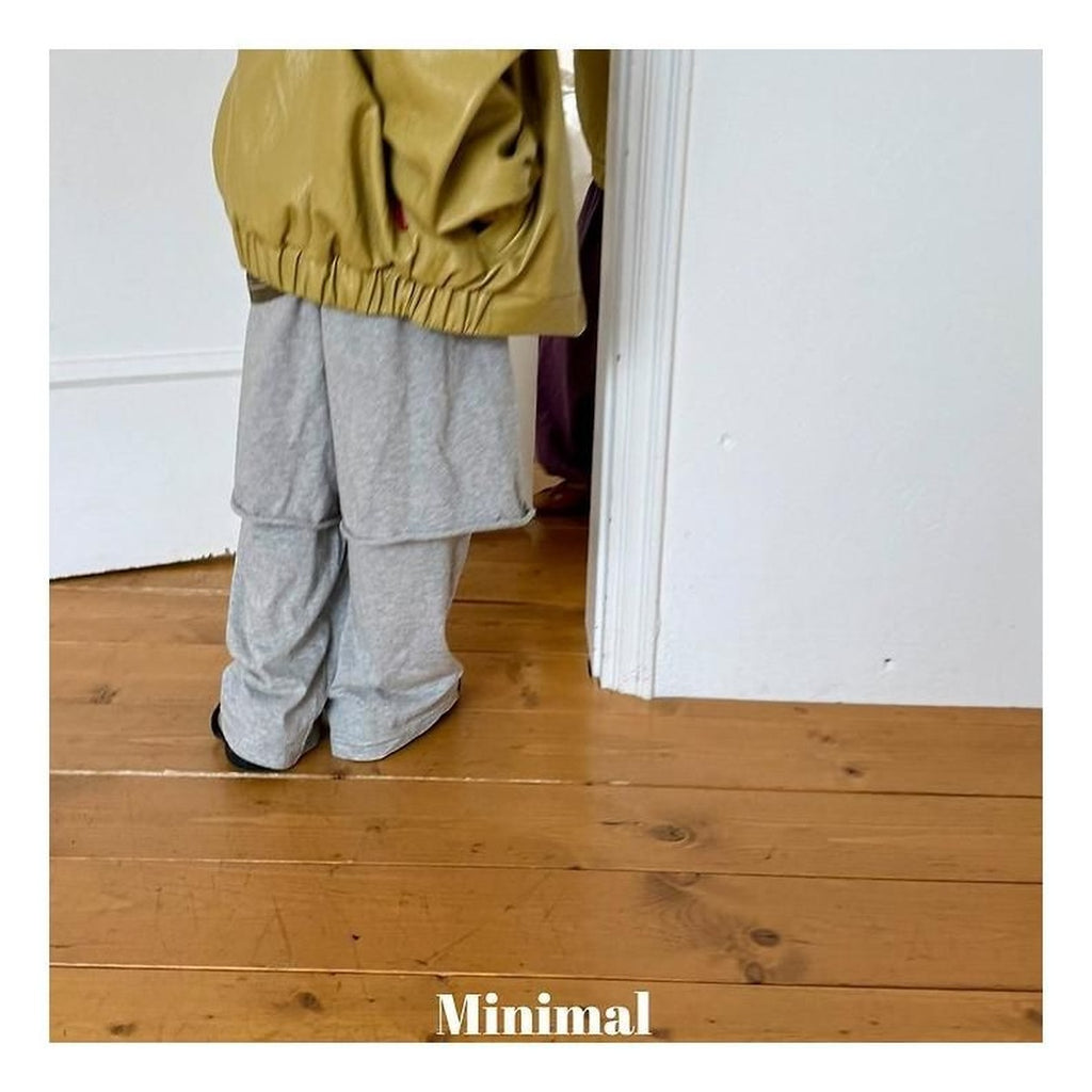 minimal ローリングレイヤードパンツ