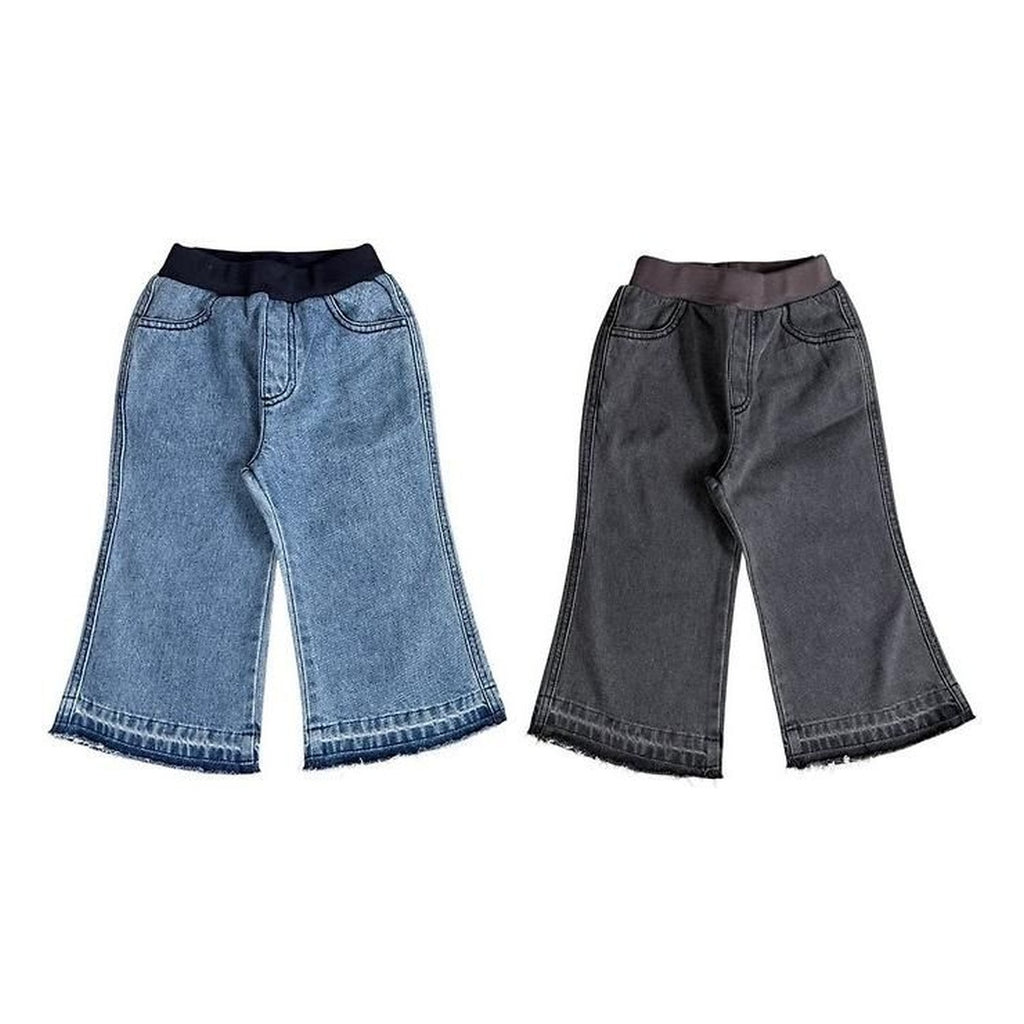 minimal ブーツカットデニムパンツ