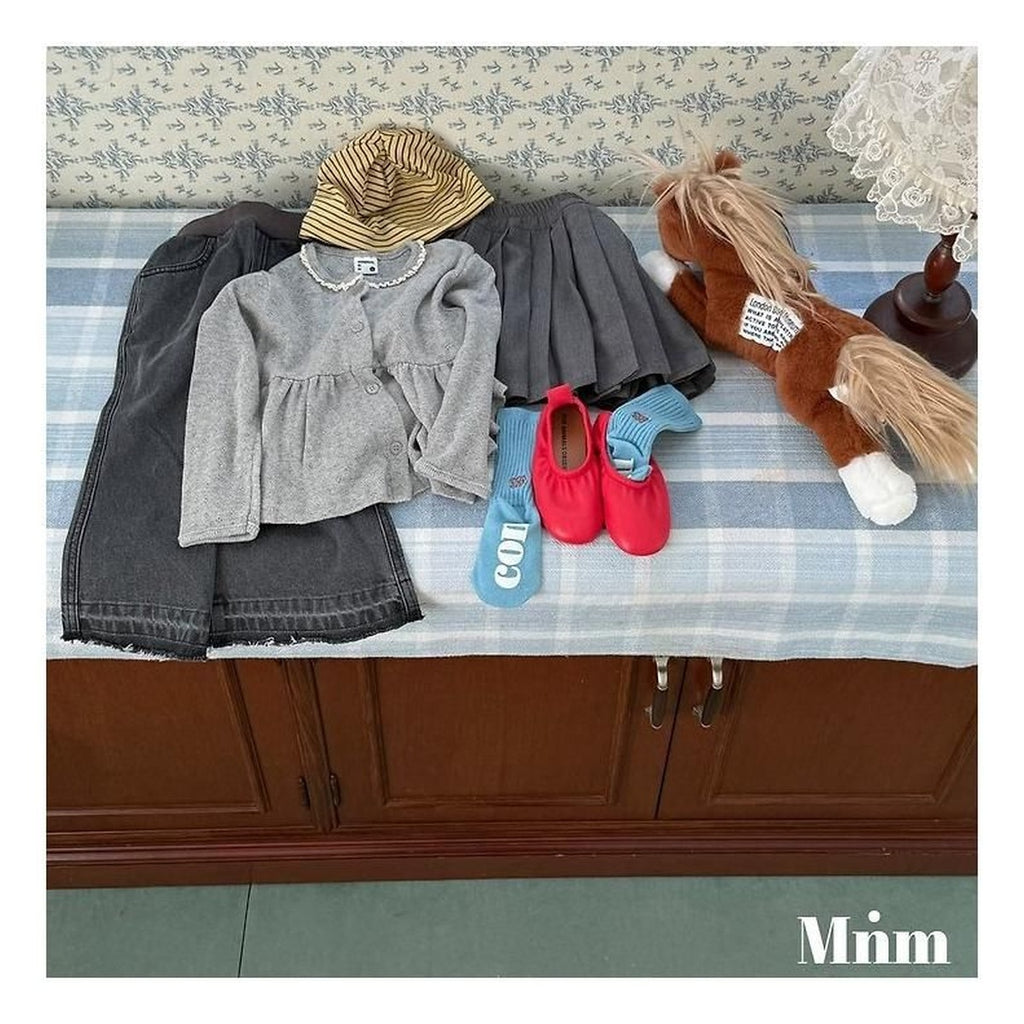 minimal ブーツカットデニムパンツ