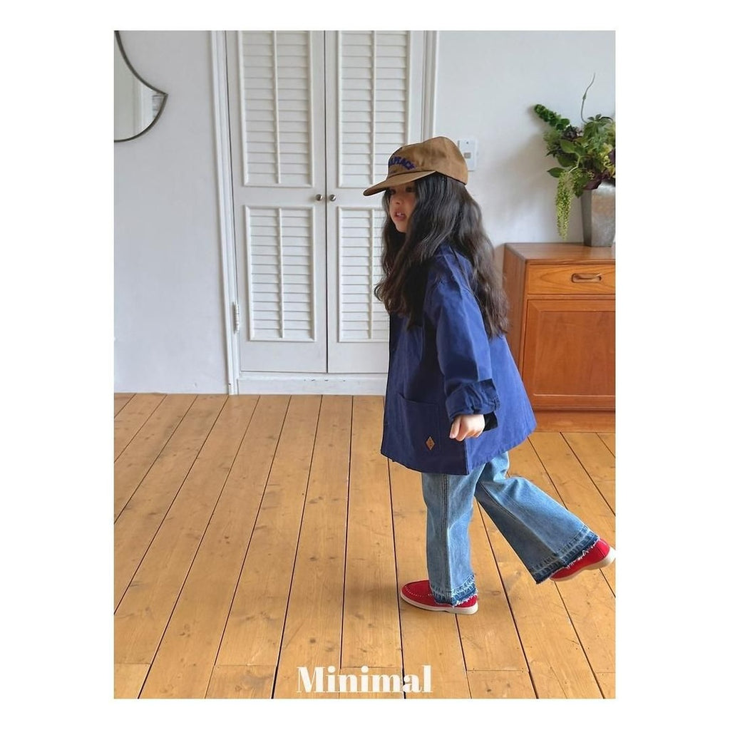 minimal ブーツカットデニムパンツ