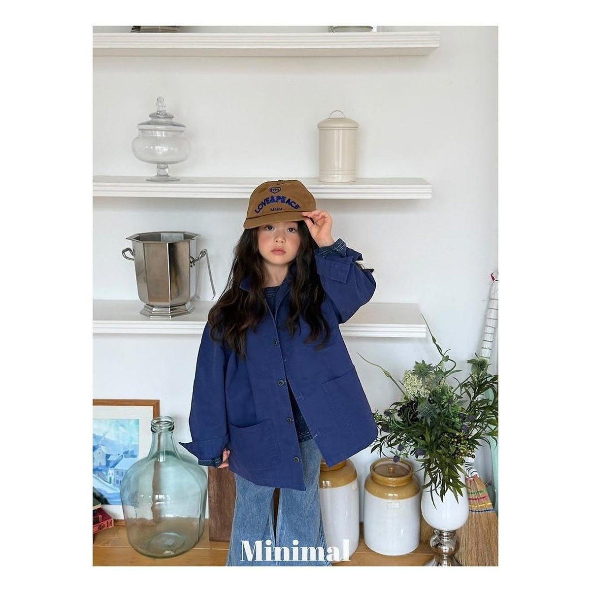 minimal ラブアンドピースキャップ FREE(52cm)