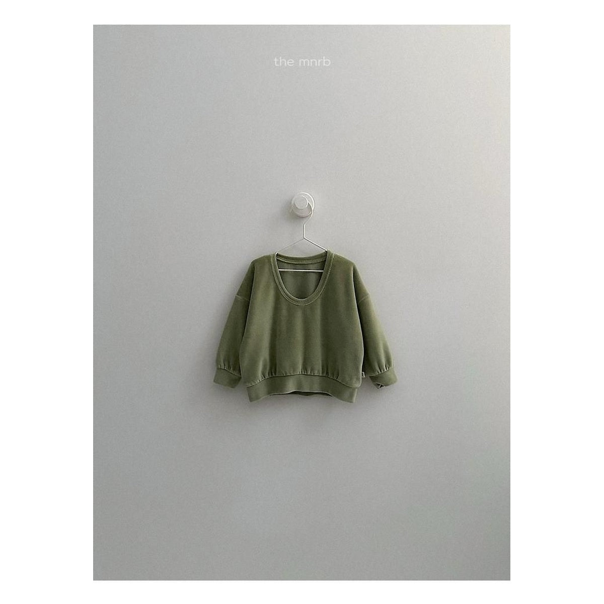 minirobe ベルアUネックスウェット