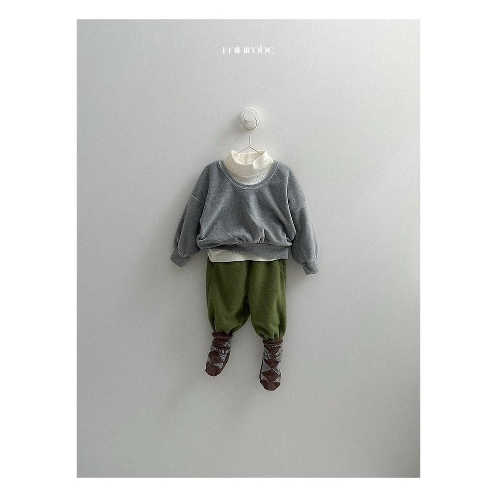 minirobe ベルアUネックスウェット