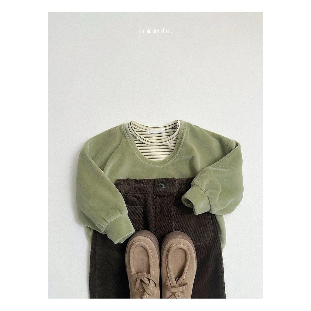 minirobe ベルアUネックスウェット