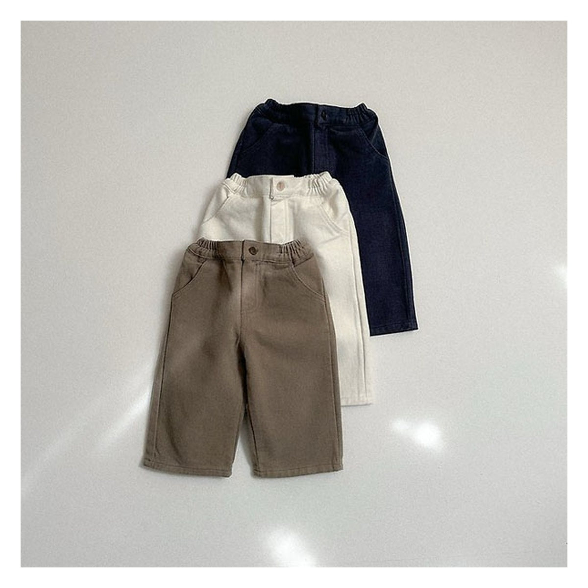 minirobe ウィンターベーシックワンタックパンツ
