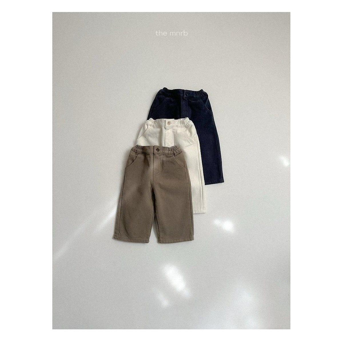 minirobe ウィンターベーシックワンタックパンツ