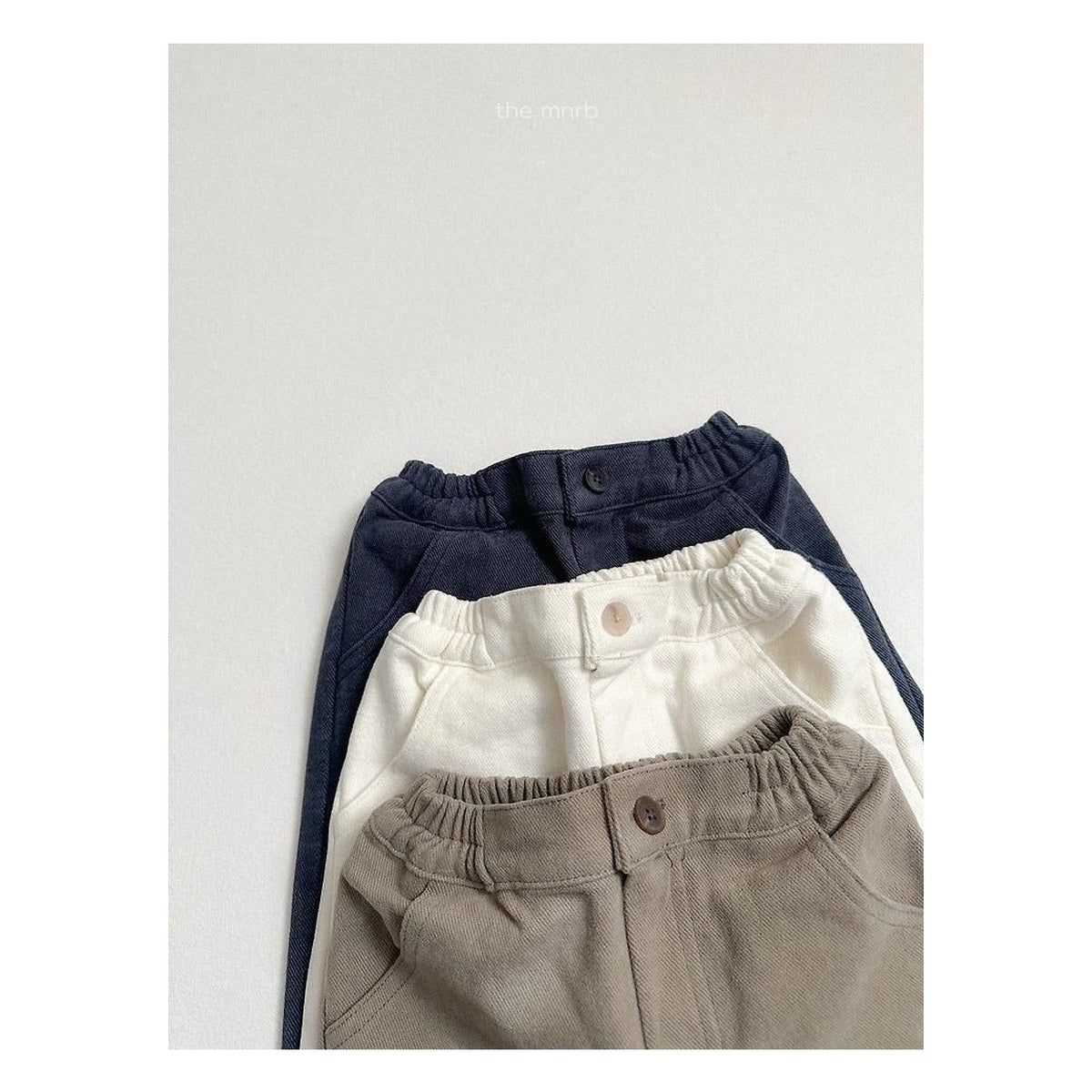 minirobe ウィンターベーシックワンタックパンツ