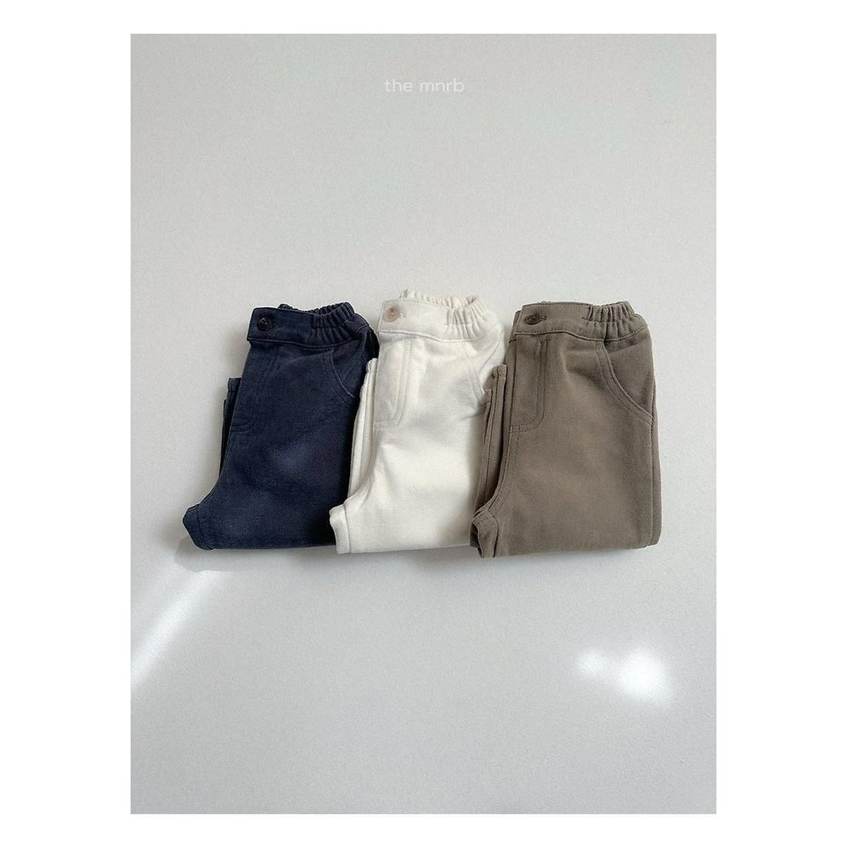 minirobe ウィンターベーシックワンタックパンツ