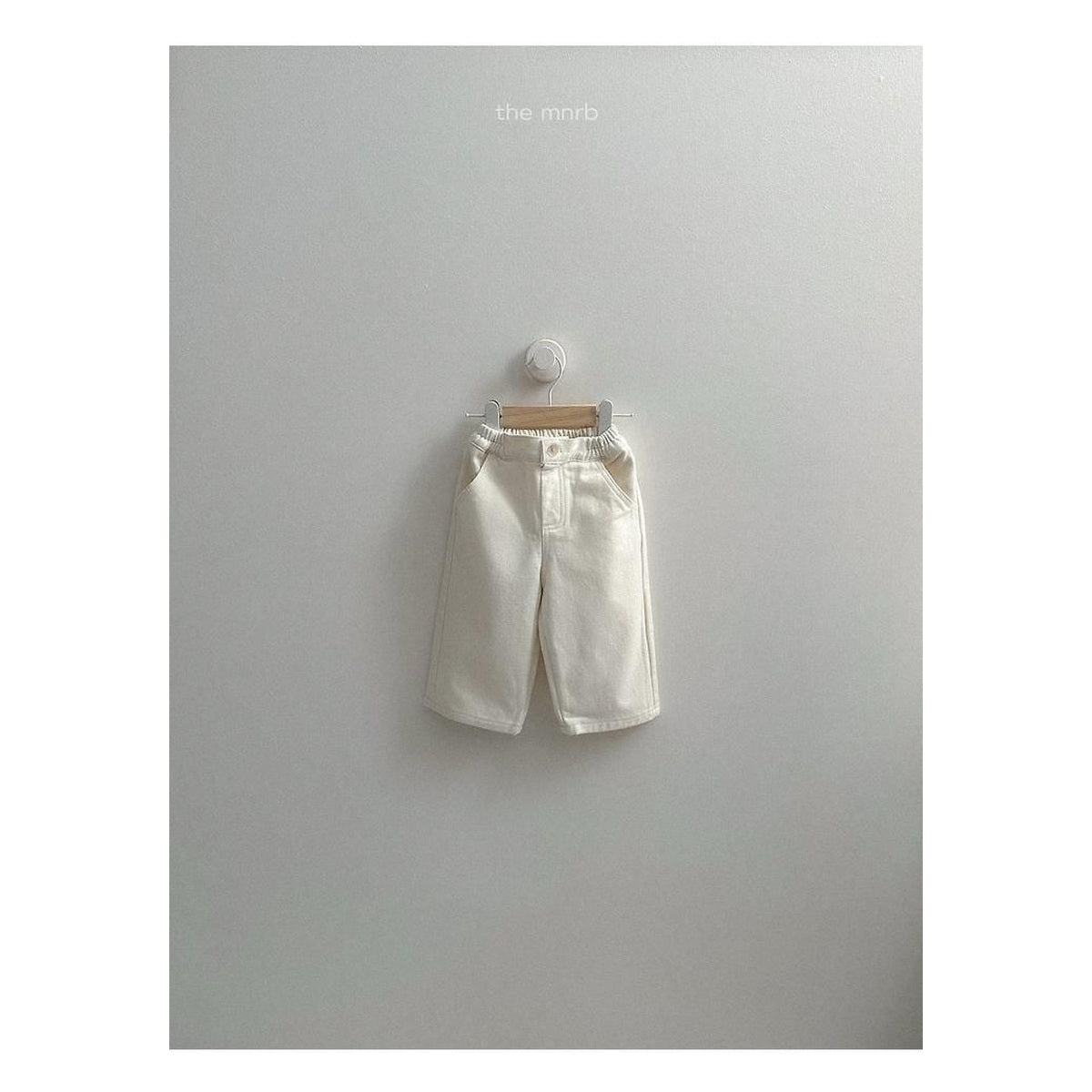 minirobe ウィンターベーシックワンタックパンツ