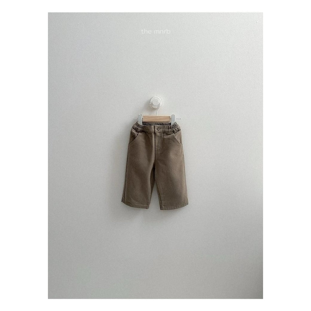 minirobe ウィンターベーシックワンタックパンツ