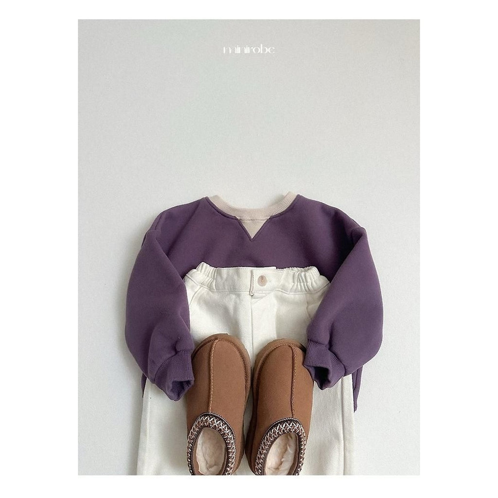 minirobe ウィンターベーシックワンタックパンツ