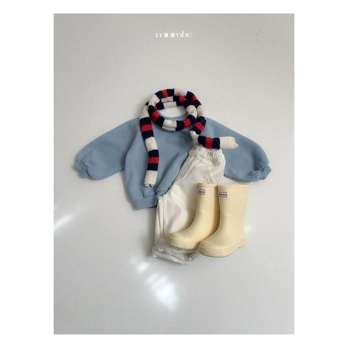minirobe ウィンターベーシックワンタックパンツ