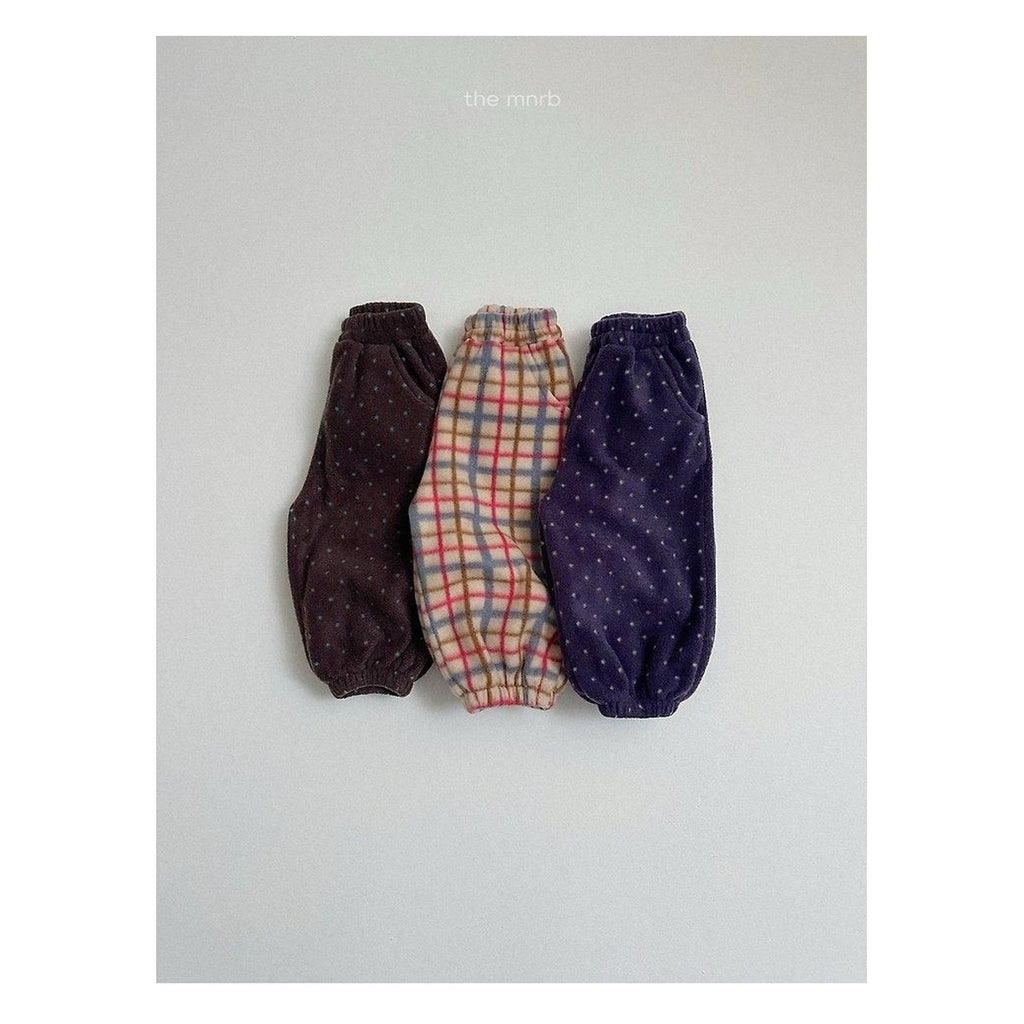 minirobe フリースジョガーパンツ