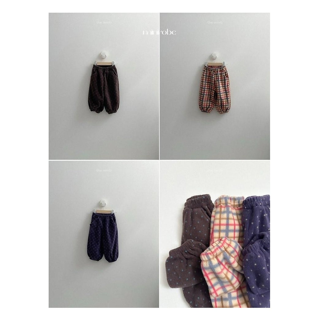 minirobe フリースジョガーパンツ