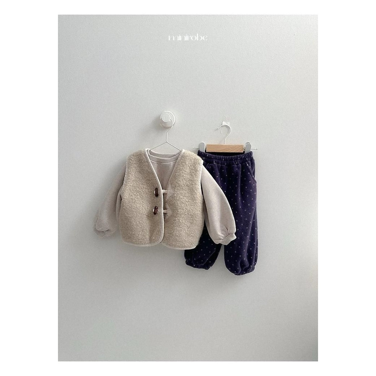 minirobe フリースジョガーパンツ