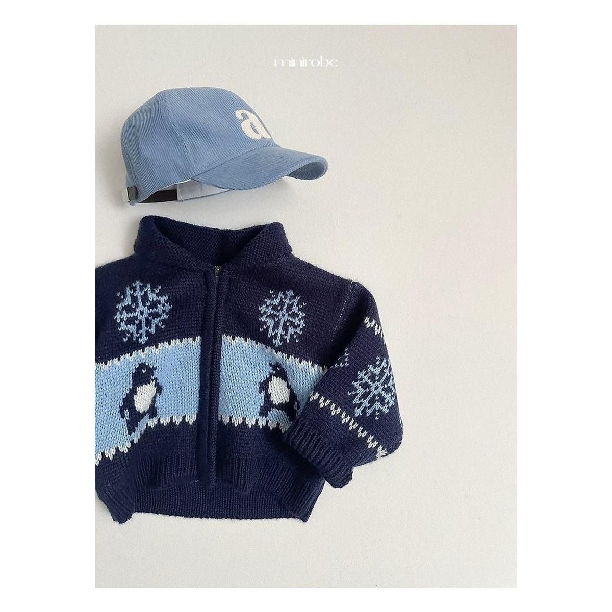 minirobe ペンギンカーディガン