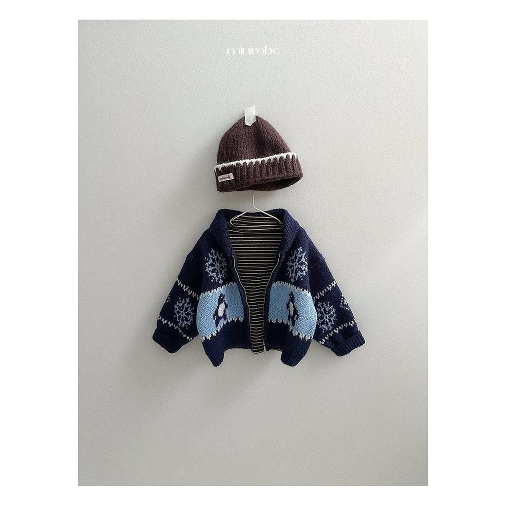 minirobe ペンギンカーディガン