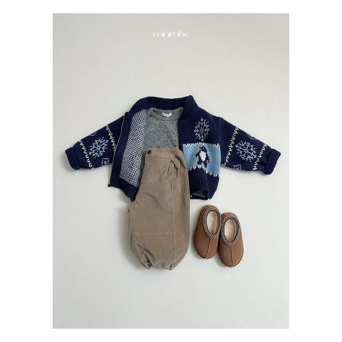 minirobe ペンギンカーディガン