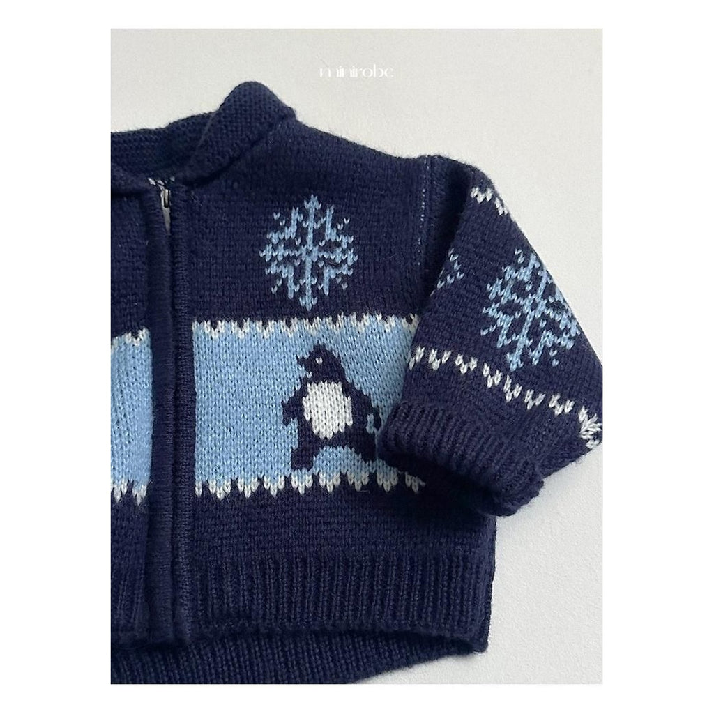 minirobe ペンギンカーディガン