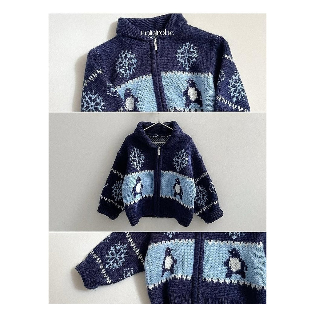 minirobe ペンギンカーディガン