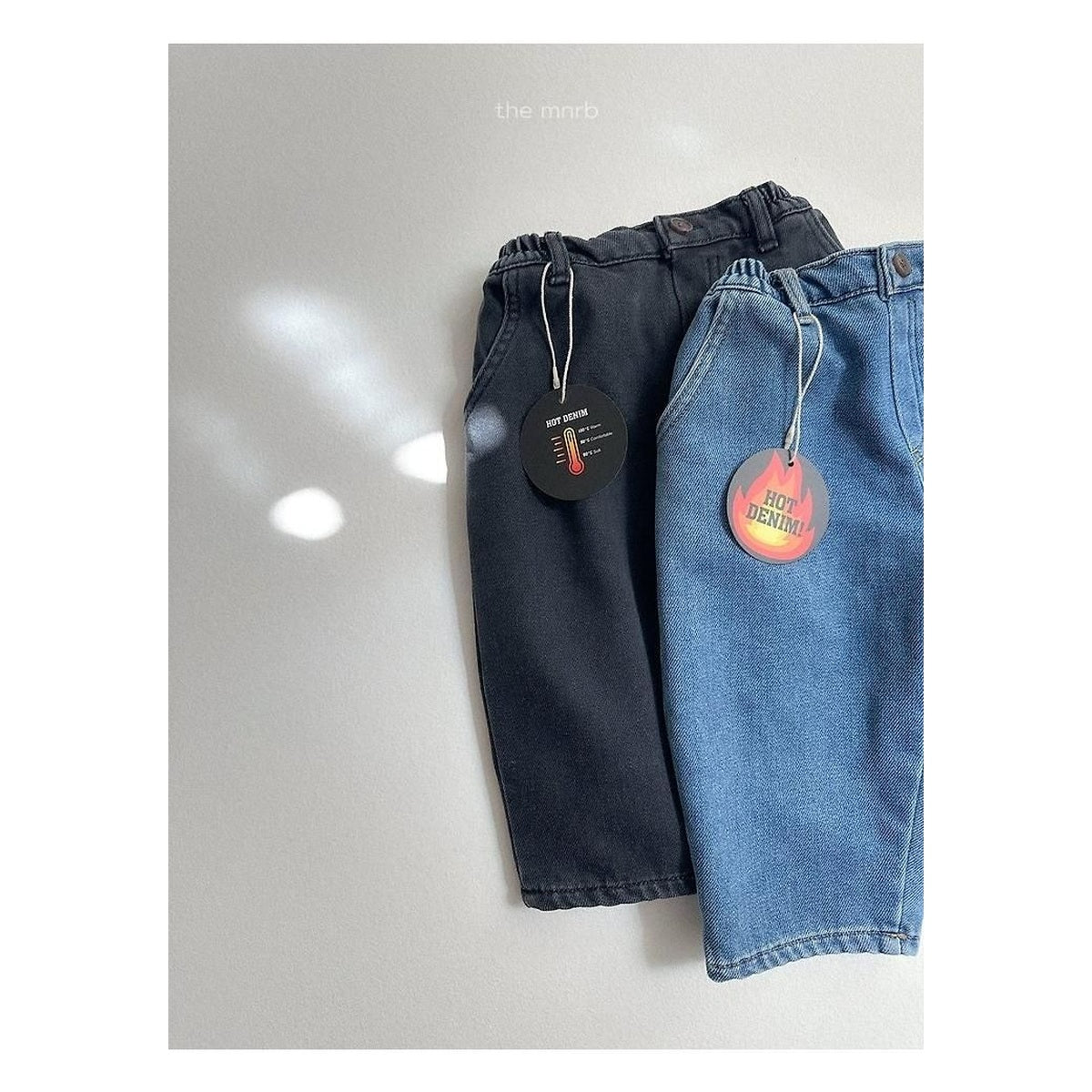 minirobe ダーツデニムパンツ