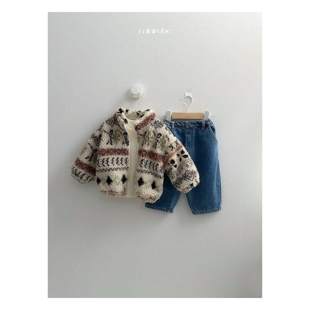 minirobe ダーツデニムパンツ