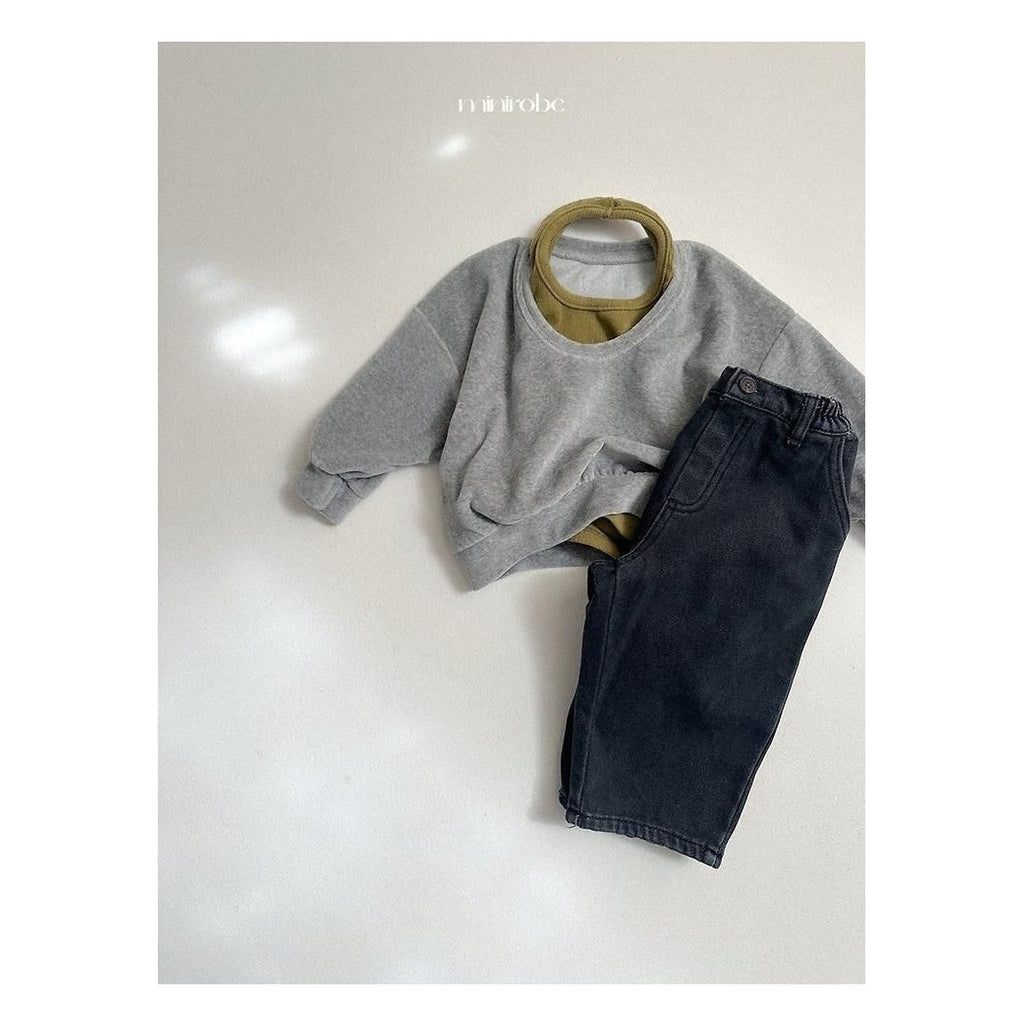 minirobe ダーツデニムパンツ