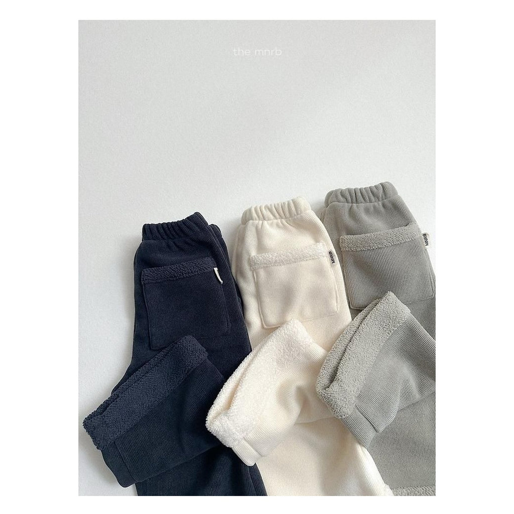 minirobe ロールアップ一直線パンツ