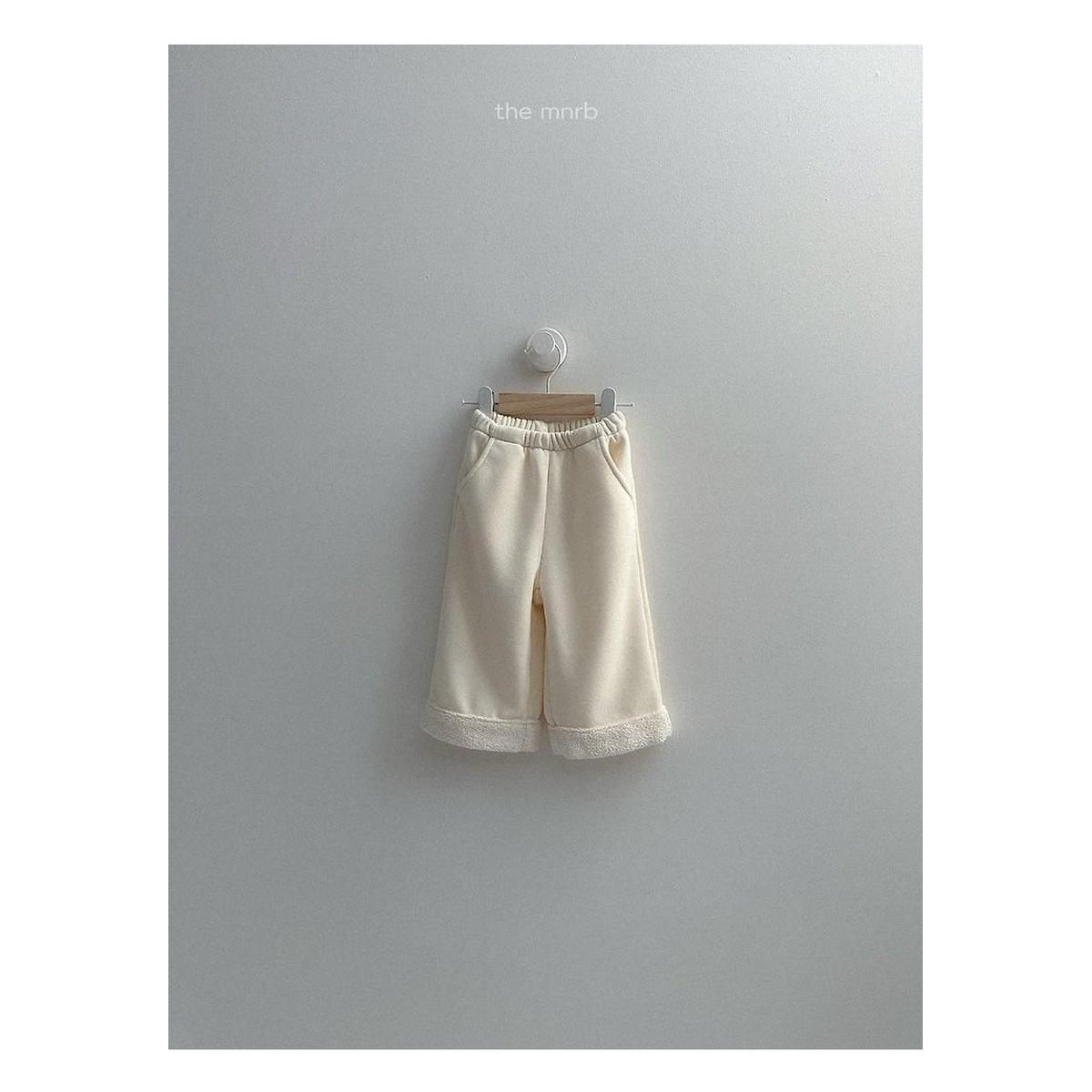 minirobe ロールアップ一直線パンツ