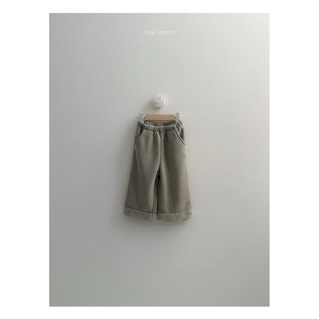 minirobe ロールアップ一直線パンツ