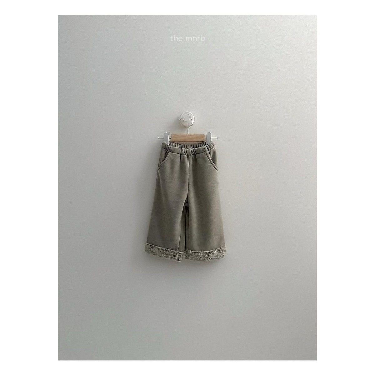 minirobe ロールアップ一直線パンツ