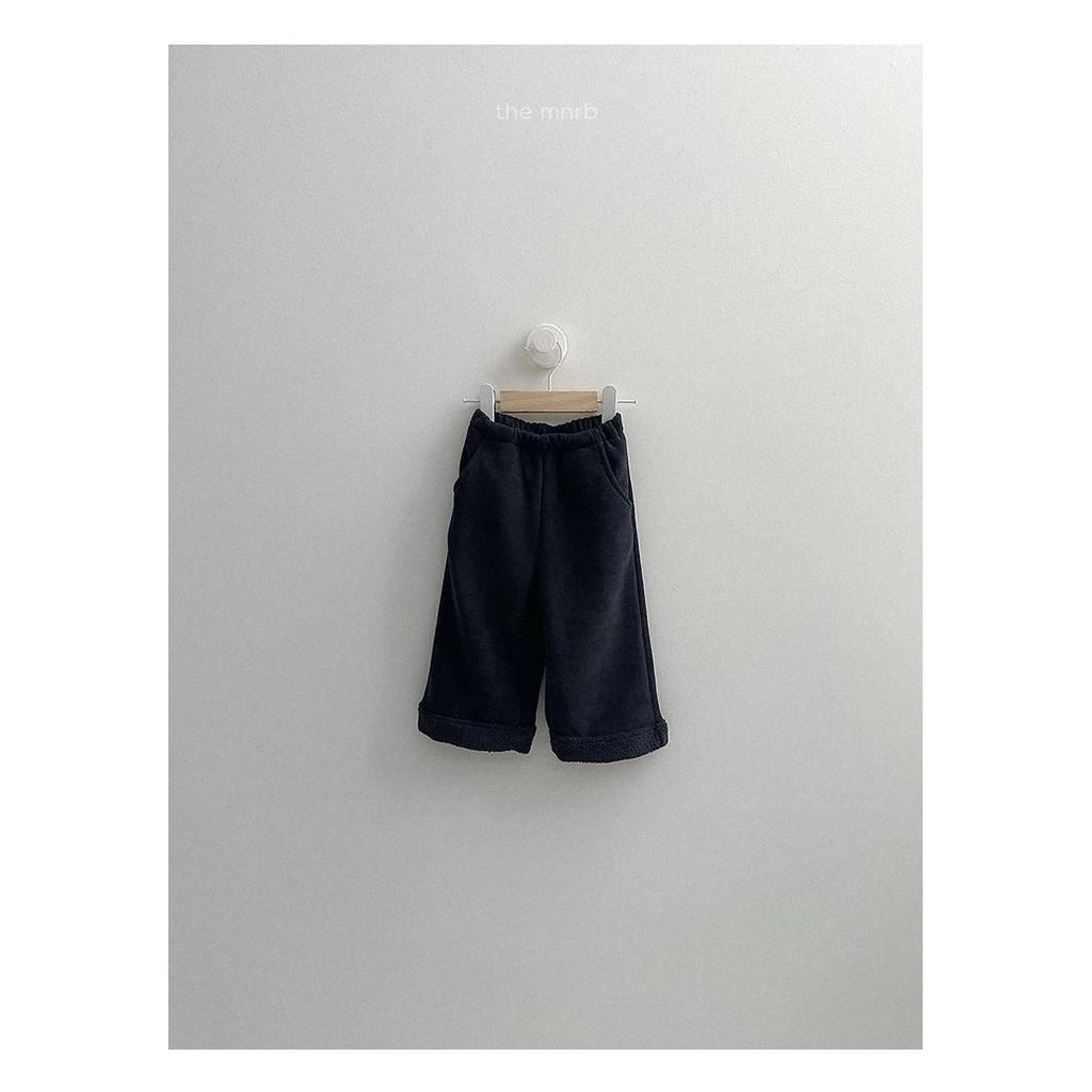 minirobe ロールアップ一直線パンツ