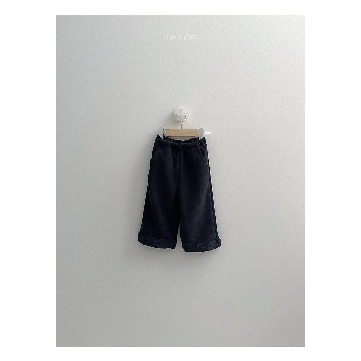 minirobe ロールアップ一直線パンツ