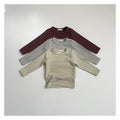 minirobe ヨーヨー柄ボーダーTシャツ