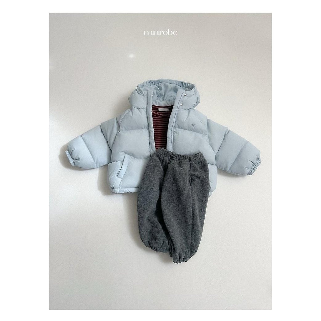 minirobe ヨーヨー柄ボーダーTシャツ