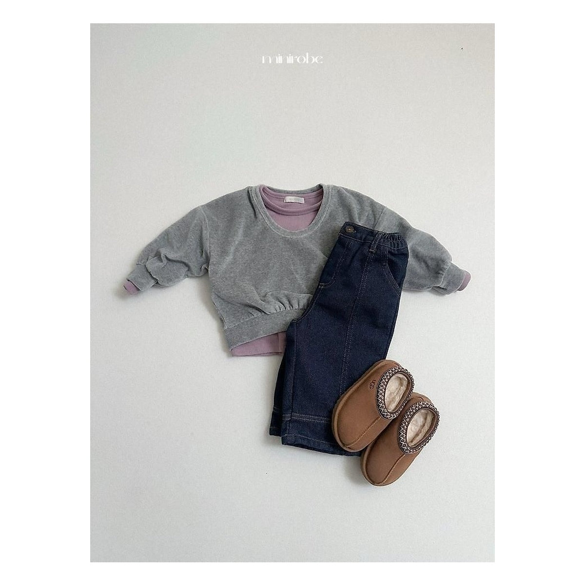 minirobe ノンフェード切り替えパンツ