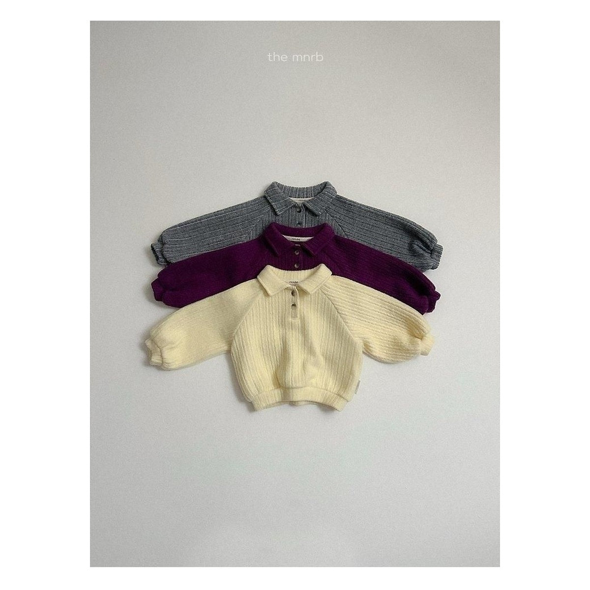 minirobe ボーイカラーのスウェット
